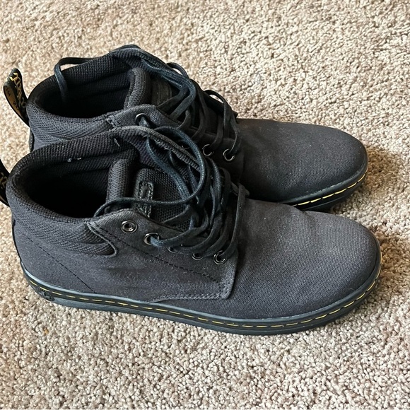Dr. Martens - Belmont Ankle Boots in Black (canvas) - Picture 2 of 7